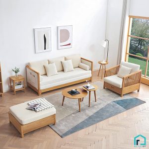 Sofa giường gỗ tay vịn siêu mỏng S46 (5)
