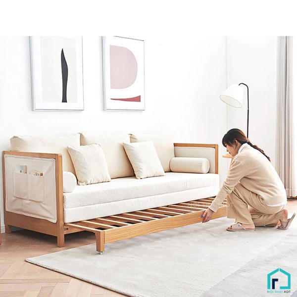 Sofa giường gỗ tay vịn siêu mỏng S46 (7)
