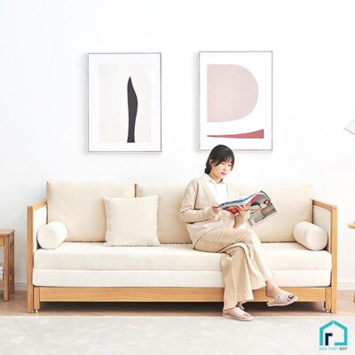 Sofa giường gỗ tay vịn siêu mỏng S46 (8)