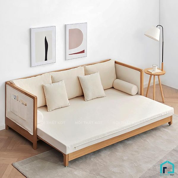 Sofa giường gỗ tay vịn siêu mỏng S46 (9)