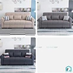 Sofa giường phong cách tân cổ điển (8)