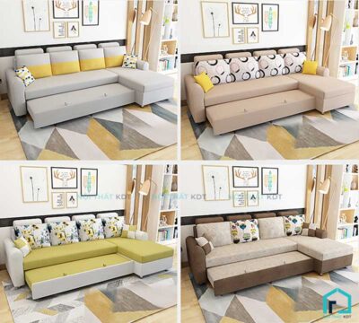 Sofa giường tay tròn S10 - 3