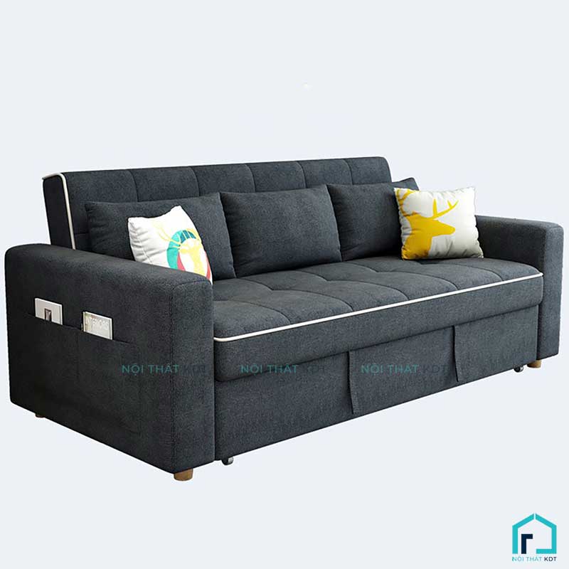 Sofa giường tay vịn vuông phong cách đơn giản S17 (3)