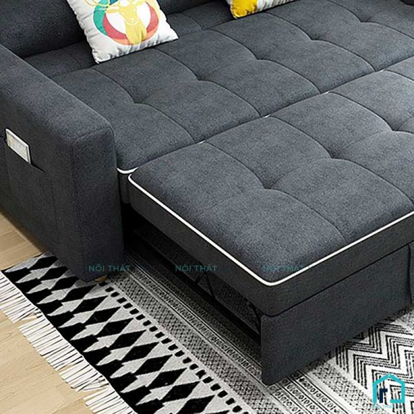 Sofa giường tay vịn vuông phong cách đơn giản S17 (5)