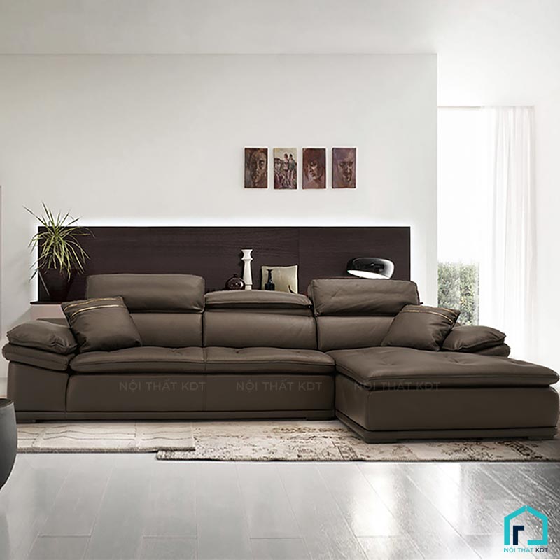 Sofa góc da kiểu dáng châu Âu S183 (2)
