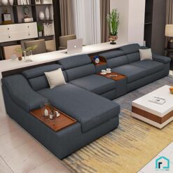 Sofa nỉ góc L đệm rời S161A (6)