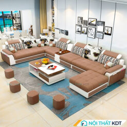 Bo ghe sofa ni chu U sang trong hien dai S30U 17