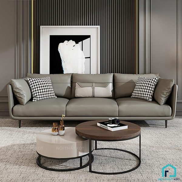 Sofa da 3 chỗ ngồi nhỏ gọn bọc da tay mỏng S121 (3)