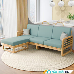 Sofa go 3 cho goc L nho gon S175 L3 15