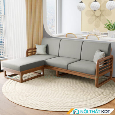 Sofa go 3 cho goc L nho gon S175 L3 19