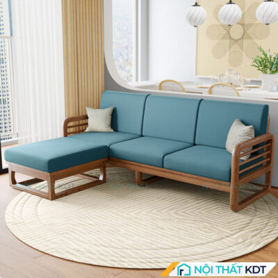 Sofa go 3 cho goc L nho gon S175 L3 20