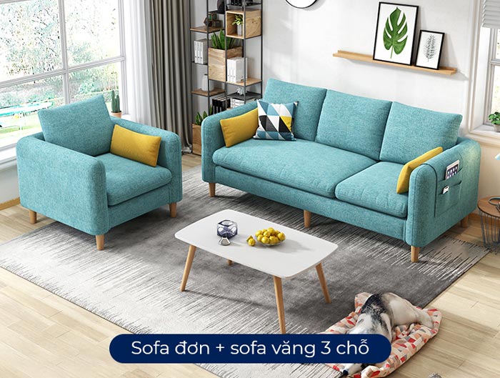 Sofa nỉ góc L thông minh nhỏ gọn S33A (15)