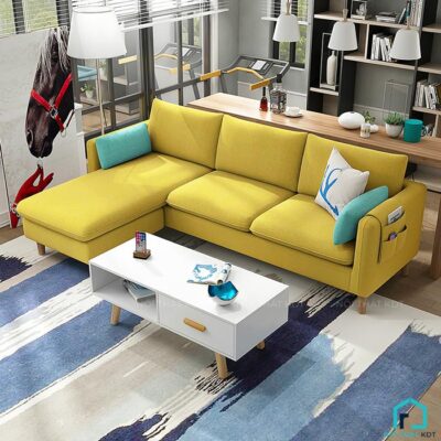 Sofa nỉ góc L thông minh nhỏ gọn S33A (19)