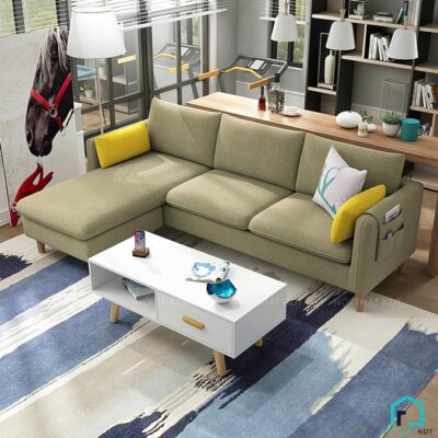 Sofa nỉ góc L thông minh nhỏ gọn S33A (2)