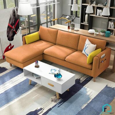 Sofa nỉ góc L thông minh nhỏ gọn S33A (3)