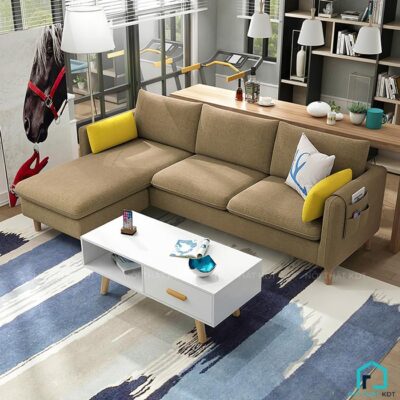 Sofa nỉ góc L thông minh nhỏ gọn S33A (7)