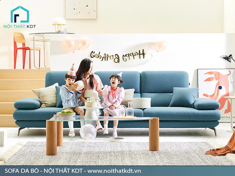 Sofa văng nỉ kiểu Hàn Quốc