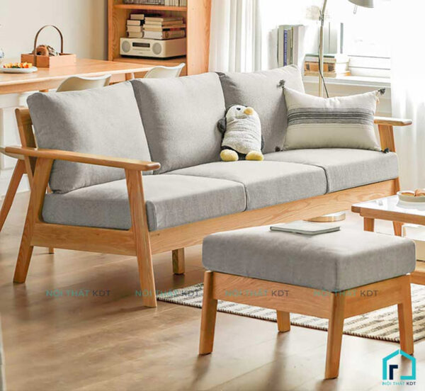 ghế sofa màu xám hình tròn