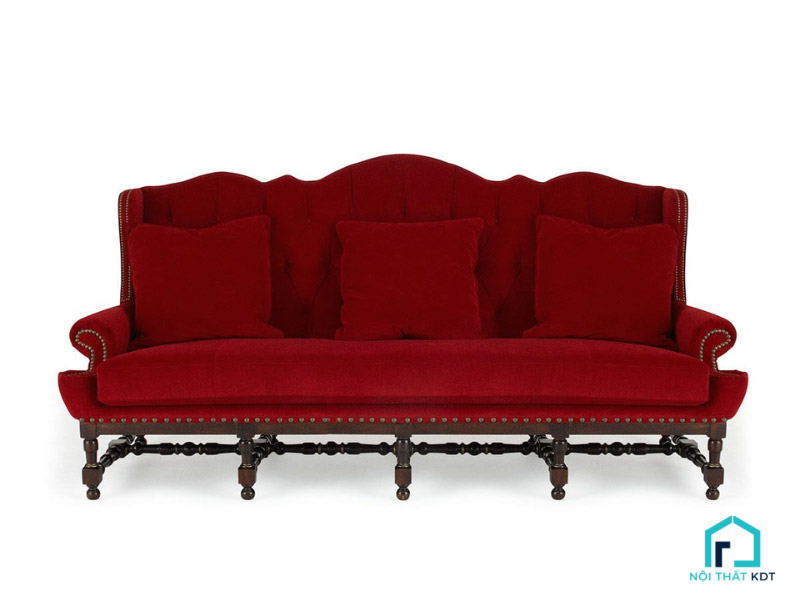 mẫu ghế sofa màu đỏ hot nhất