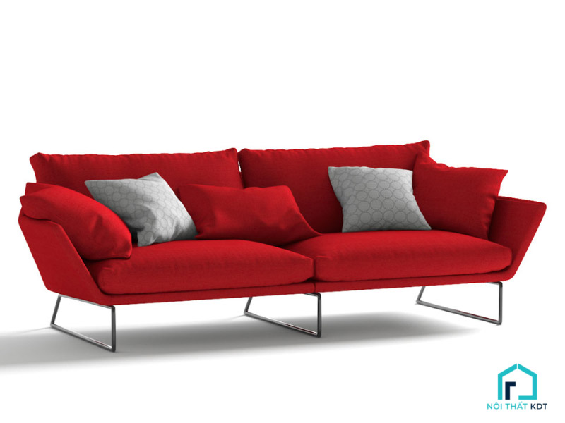 mẫu ghế sofa màu đỏ cao cấp