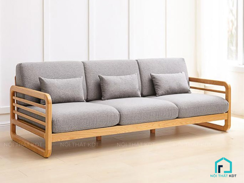 sofa 3 ghế khung gỗ