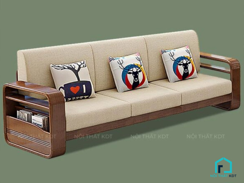 sofa văng gỗ sang trọng