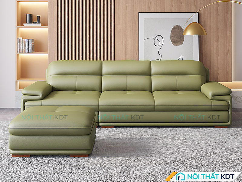 Với sofa da, hãy dùng dung dịch chuyên dụng định kỳ để giữ bề mặt luôn mềm mại và bền màu