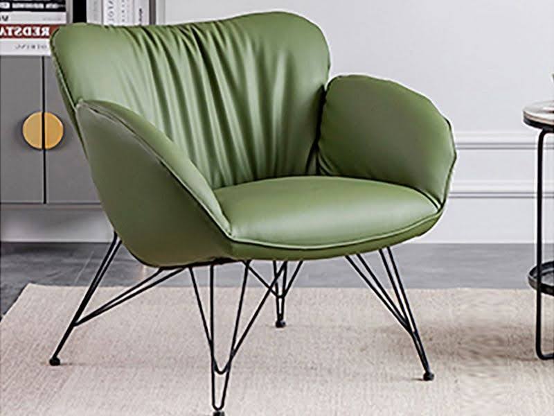 Sofa đơn xanh lá cây mang đến sự tươi mới và hiện đại