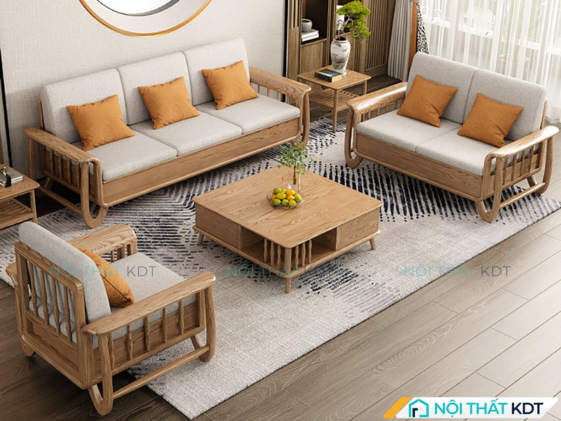 Sofa văng 2-3 chỗ phù hợp phòng nhỏ hoặc khu vực thư giãn