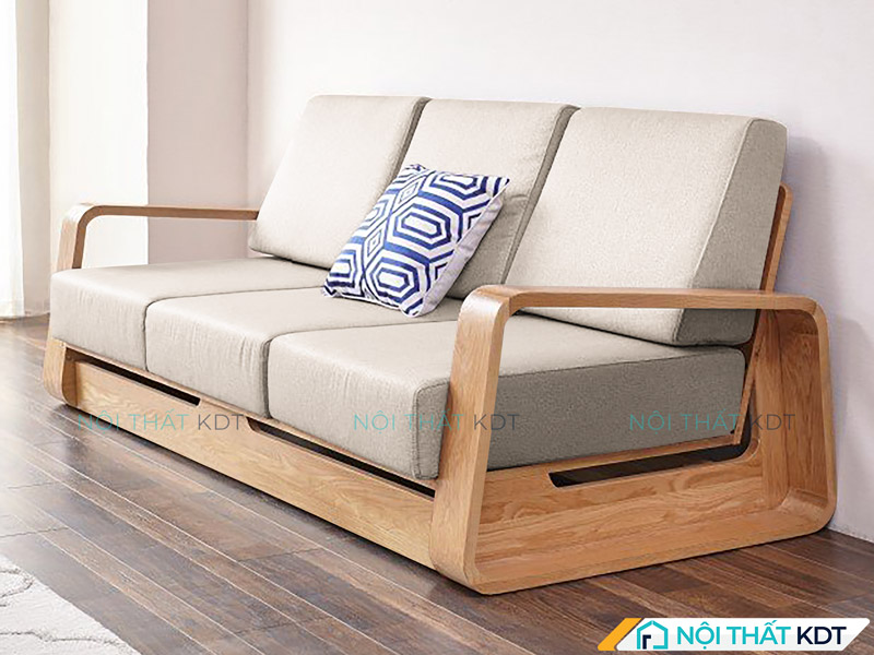 Sofa S174 thiết kế gọn gàng, dễ phối nội thất
