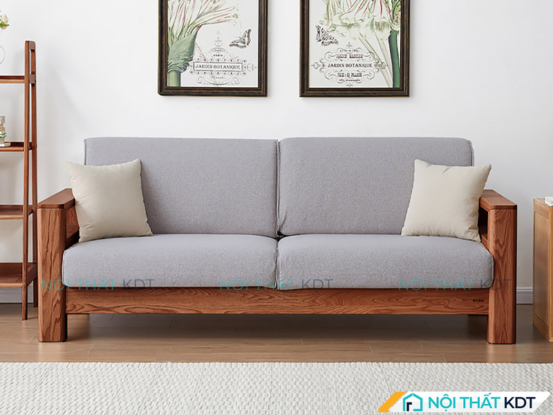 Tham khảo cách bố trí sofa văng đôi sát tường để tối ưu diện tích phòng, đồng thơì tạo ra không gian thoáng đãng cho các hoạt động khác