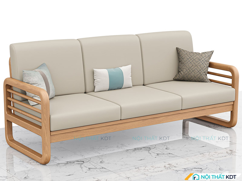 Màu kem trung tính giúp sofa S175 dễ hòa hợp