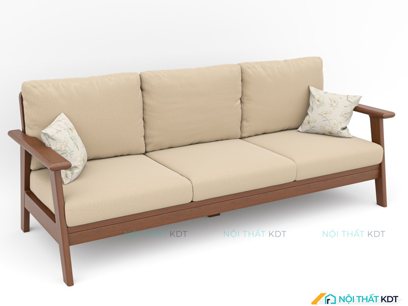 Sofa S176 có khung gỗ bền chắc