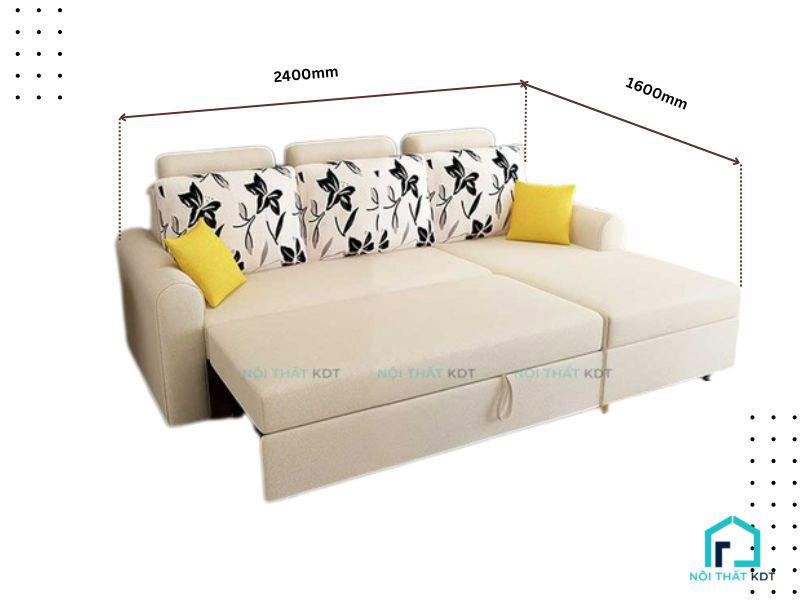 kích thước ghế sofa giường