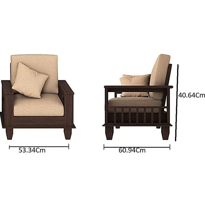 kích thước ghế sofa gỗ đơn