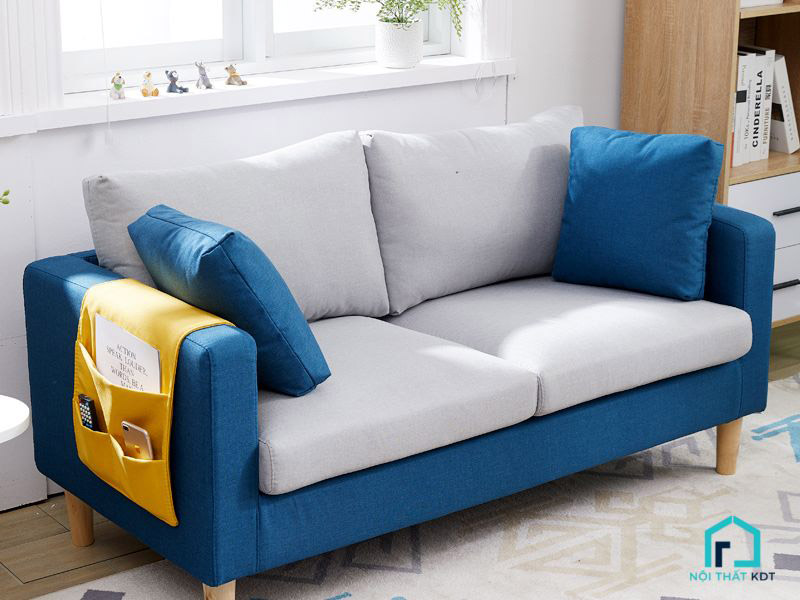 mẫu sofa văng mini hai gam màu