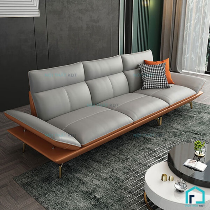 mẫu sofa xám phòng khách