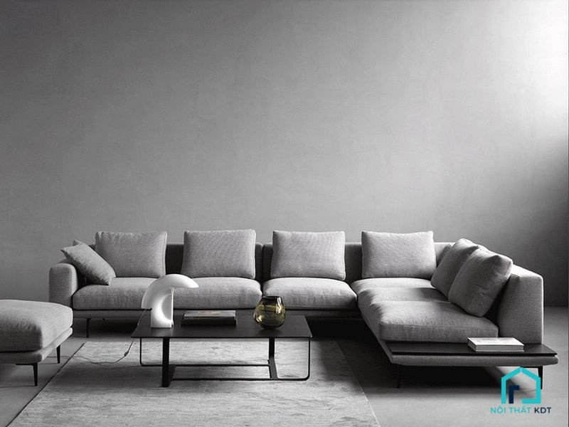sofa phòng khách màu xám 1