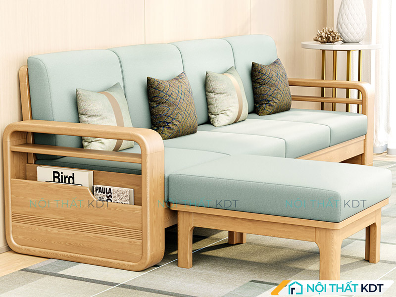 Sofa chữ L S178 là điểm nhấn cho phòng khách rộng