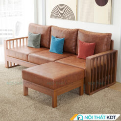 Ghe sofa goc go phong cach Nhat Ban S316 2