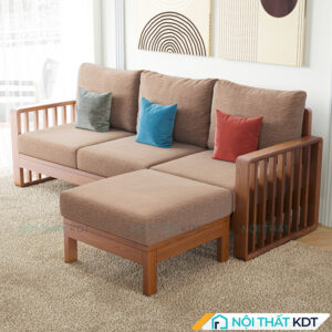 Ghe sofa goc go phong cach Nhat Ban S316 3