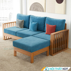 Ghe sofa goc go phong cach Nhat Ban S316 6
