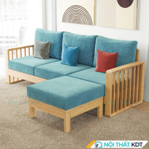 Ghe sofa goc go phong cach Nhat Ban S316 8