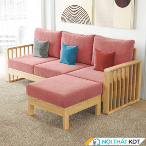 Ghe sofa goc go phong cach Nhat Ban S316 9