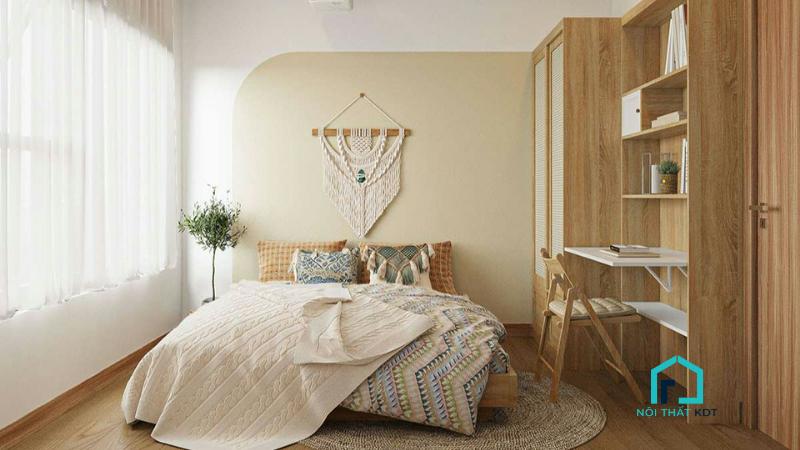 phòng ngủ phong cách bắc âu phù hợp cho không gian nhỏ