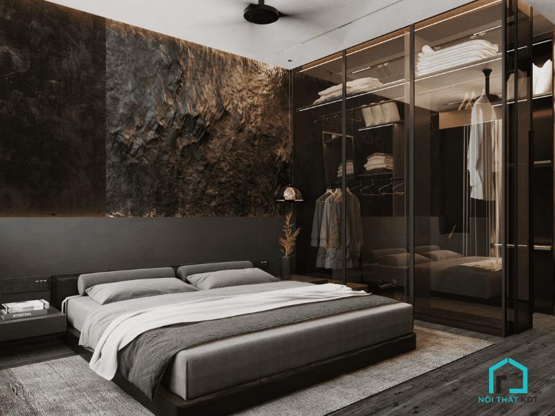 phòng ngủ phong cách đơn giản tối giản
