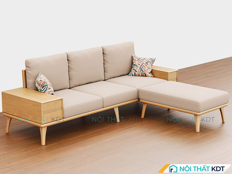 Sofa S296 dễ dàng thay đổi từ sofa góc sang sofa văng để phù hợp với bố cục phòng