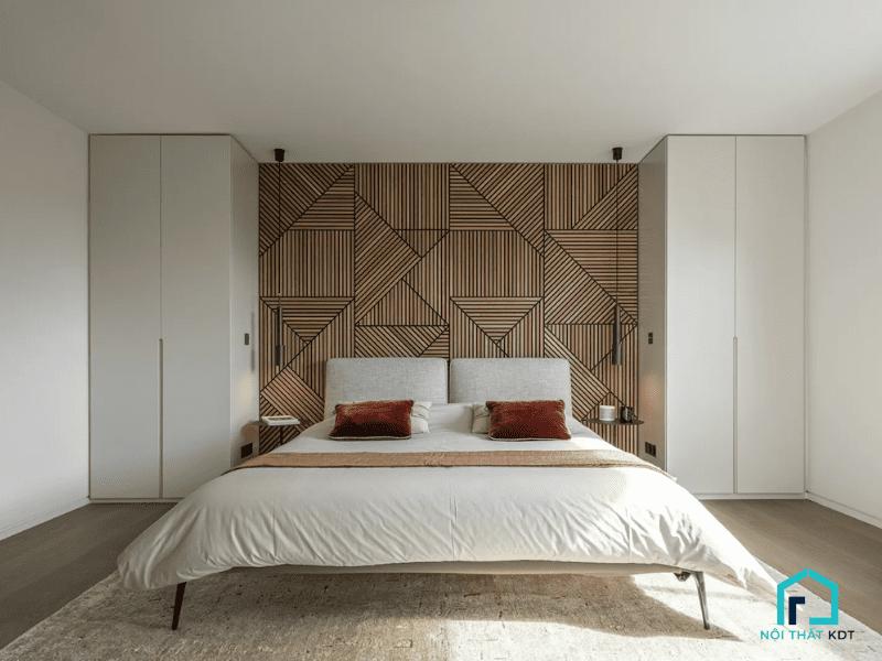 thiết kế nội thất phòng ngủ tối giản