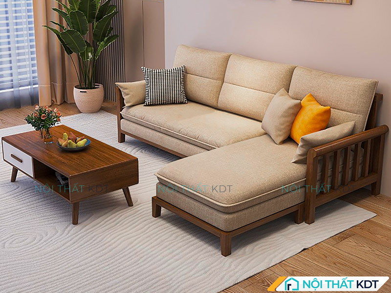 Thiết kế thanh thoát với tay vịn mảnh tạo khoảng hở giúp phòng khách nhỏ trông rộng rãi hơn