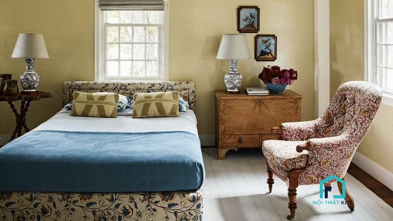 ý tưởng phòng ngủ phong cách vintage đẹp